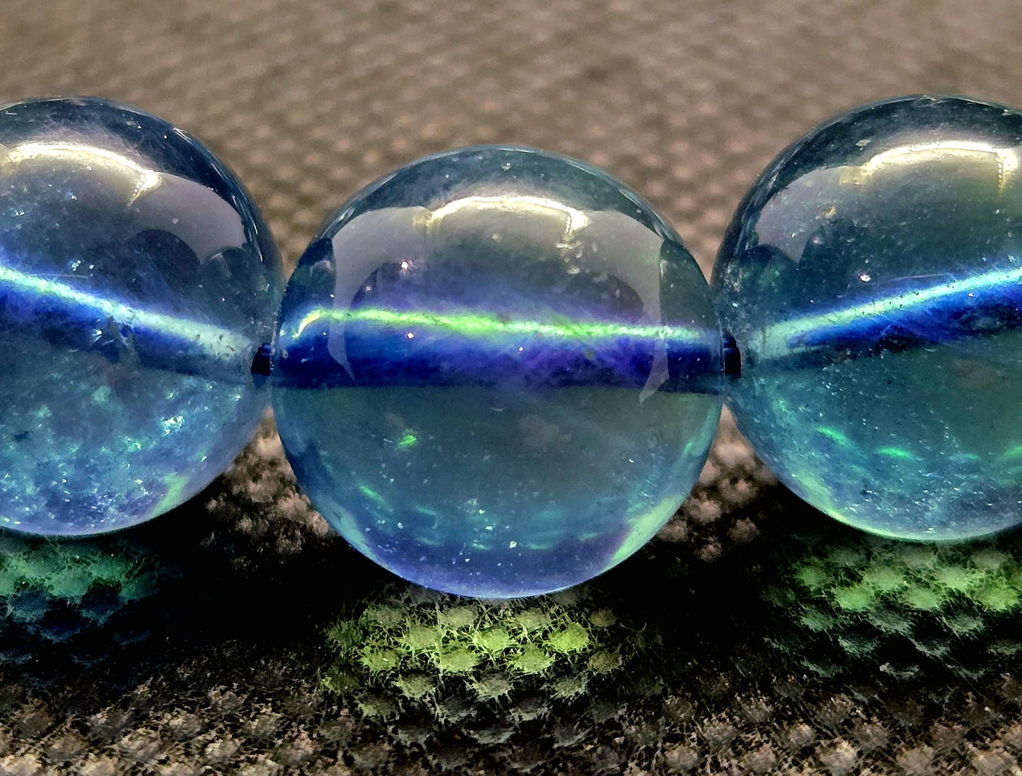 Aquamarine Bracelet 13 mm Beads | Ocean Blue | Collector Grade | Extremely Rare | 48.48 g